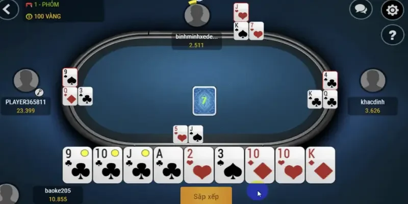 Cách bắt bài đối thủ trong game phỏm Hitclub cực chuẩn