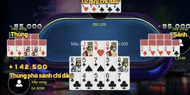 Hướng Dẫn Chơi Mậu Binh Hitclub Cách Xếp Binh Xập Xám Các liên kết bài trong Mậu Binh Hitclub